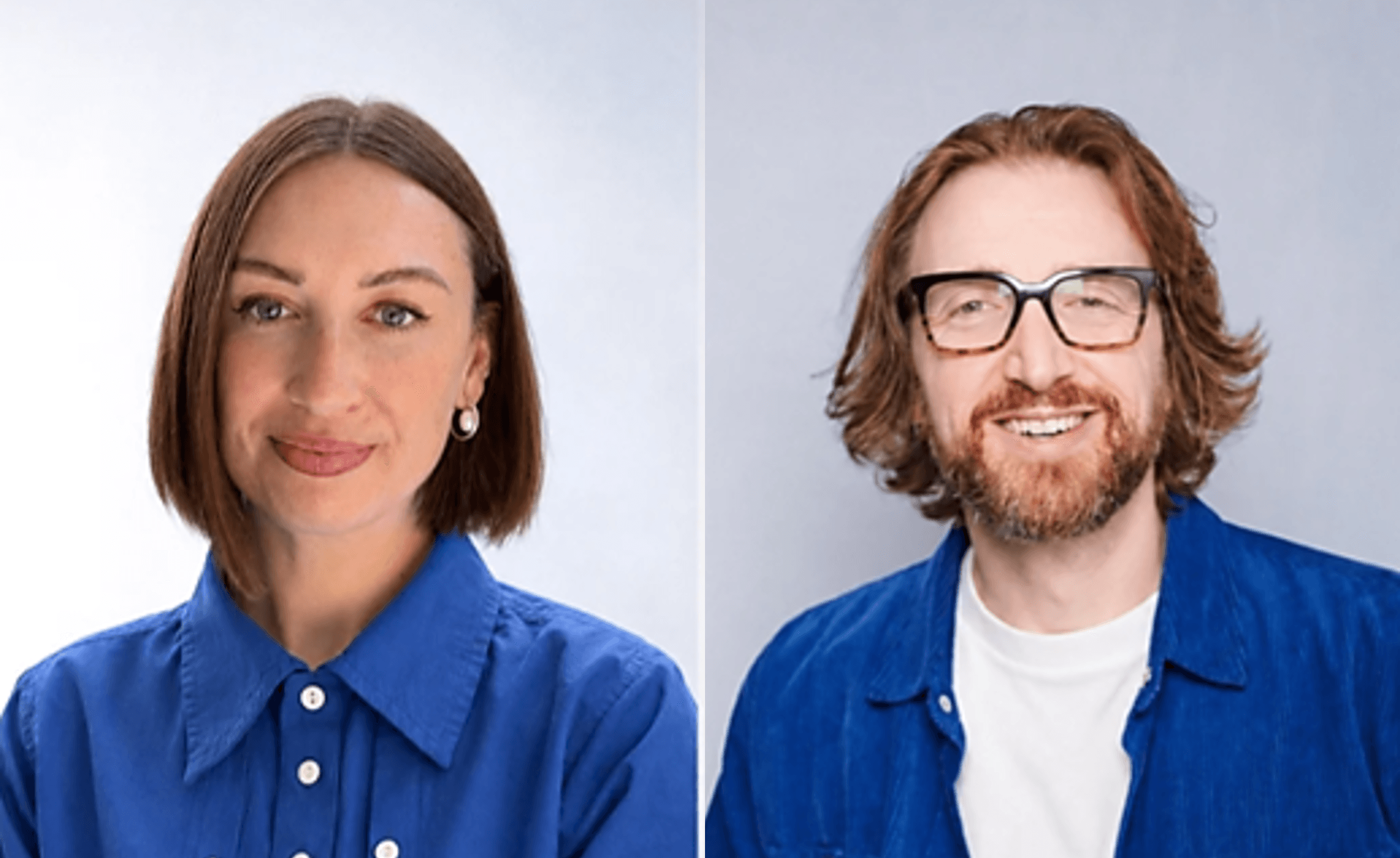 image of a woman and a man side by side
